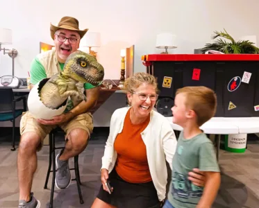 Dinosaur meet and greet Wednesday at the library